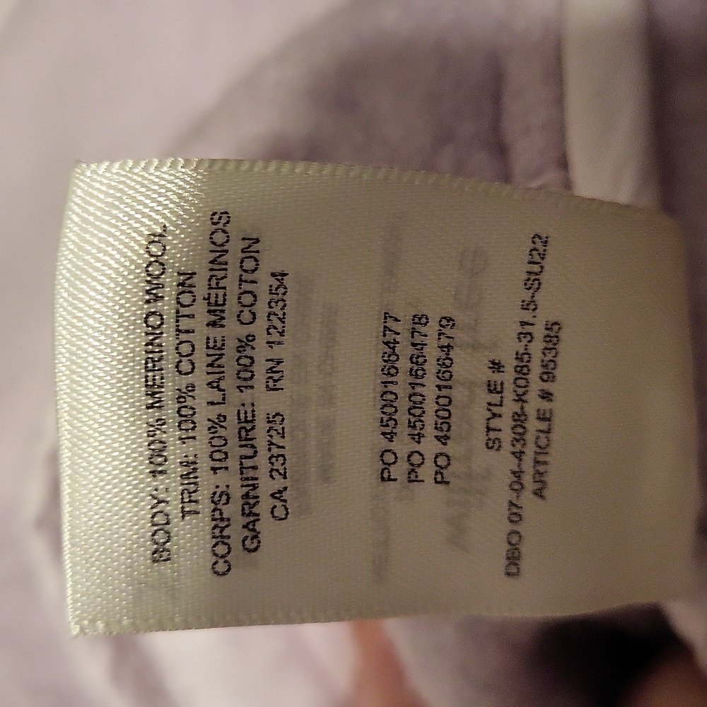 Aritzia Ganna Lilac Textured Cozy Spring Fall Countryside Shacket - Picture 11 of 11